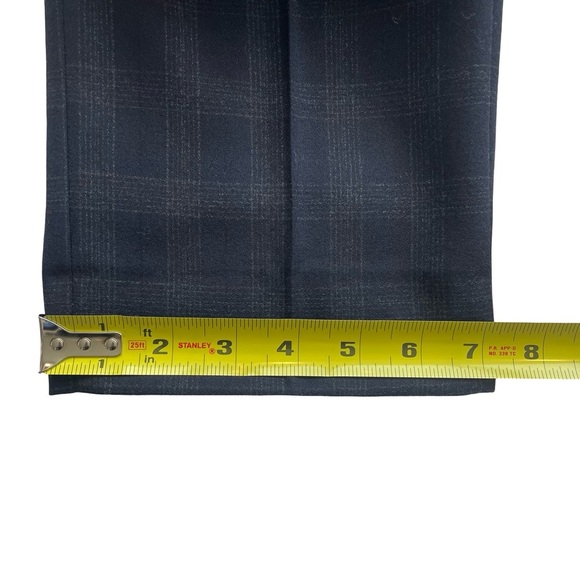 Sandro Paris Men’s Navy Plaid Wool Suit EU 52 / US 42 | 2-Piece Blazer & Pants - Picture 10 of 16